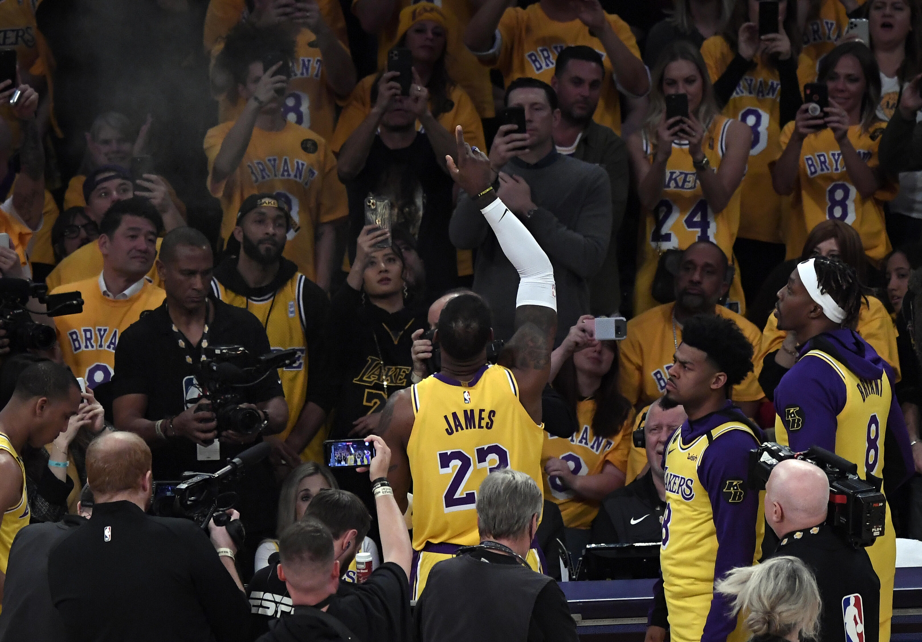 Lebron won the dunk contest during a game with this dunk last night!  - Thumbnail Image