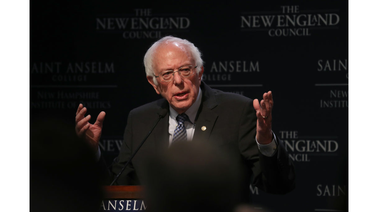Democratic Presidential Candidate Sen. Bernie Sanders (I-VT)Speaks To Voters At Saint Anselm College