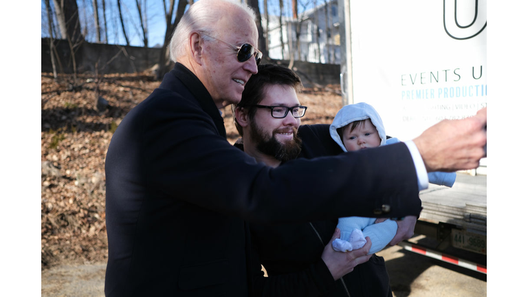 Presidential Candidate Joe Biden Campaigns In New Hampshire