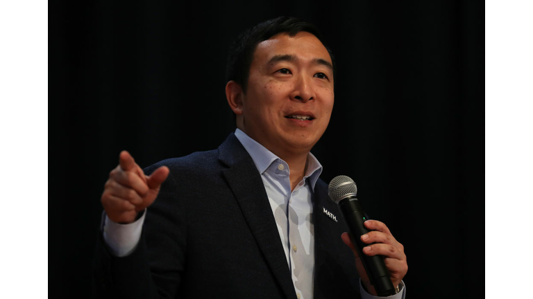 Andrew Yang Campaigns Across New Hampshire Ahead Of Nation's First Primary