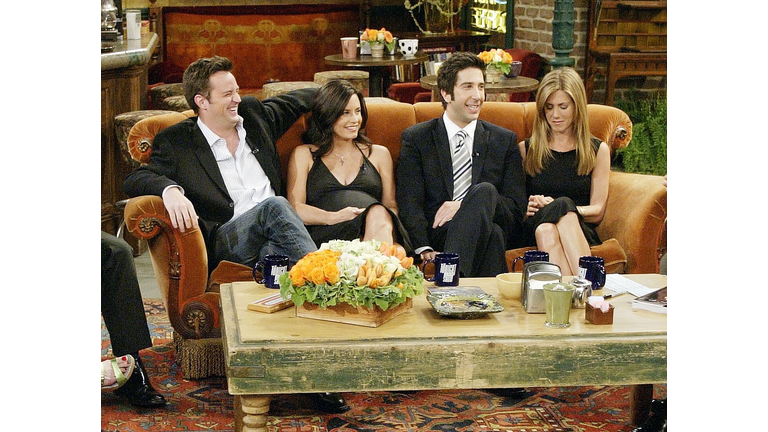 Cast of "Friends" on the "Tonight Show with Jay Leno"