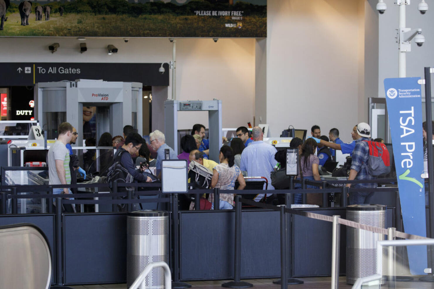Travelers At LAX Airport As New Policy Allows Marijuana