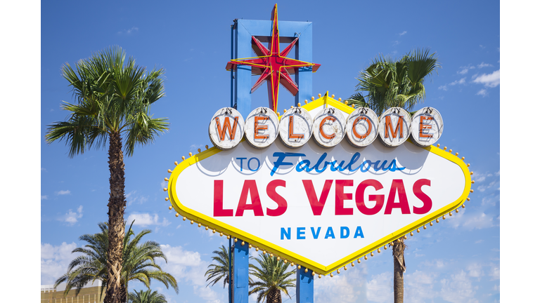 USA, Nevada, Las Vegas, Welcome To Fabulous Las Vegas Nevada Sign