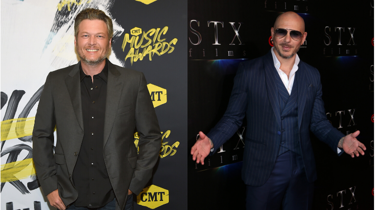 Blake Shelton And Pitbull Turn Up The Heat In New 'Get Ready' Video