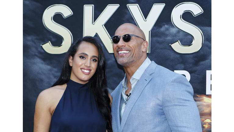 Dwayne Johnson and Simone Johnson (Getty)