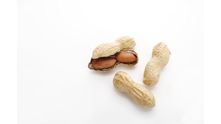 Peanuts, elevated view