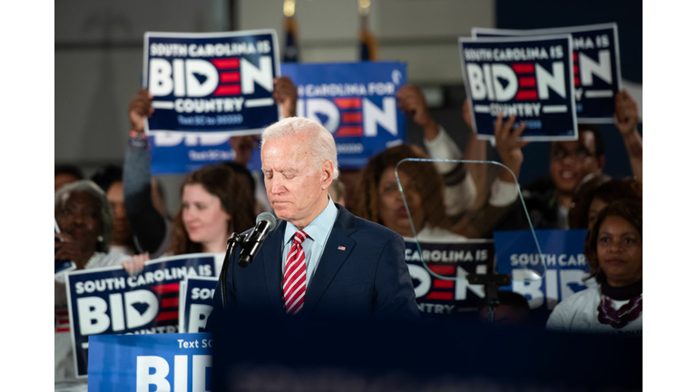 Presidential Candidate Joe Biden Holds Rally In SC On Night Of NH Primary