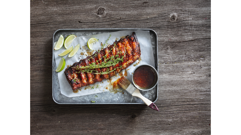 Barbecue pork ribs