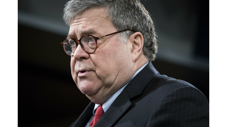 Attorney General William Barr Makes Announcement On Cyber-Related Law Enforcement Action