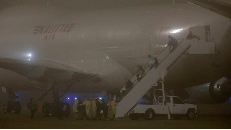 Flight Evacuating American Cruise Ship Passengers Exposed To Coronavirus In Japan Arrives In US