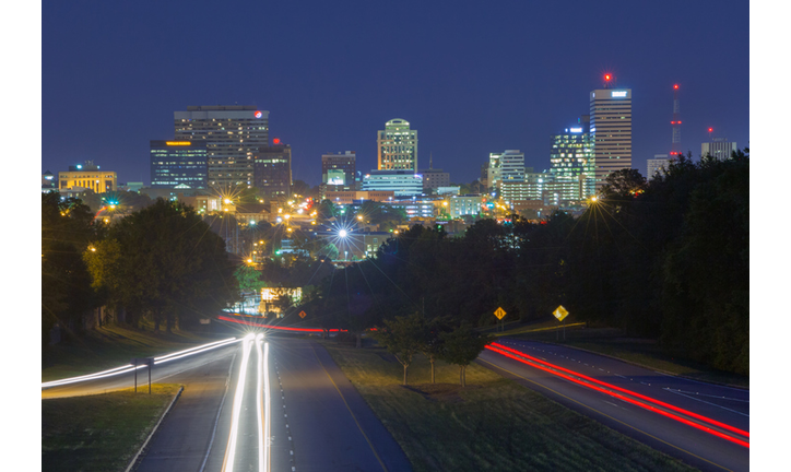 Columbia, South Carolina Downtown Skyline
