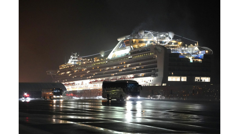 U.S. Evacuate Citizens Onboard Diamond Princess Cruse Ship in Yokohama