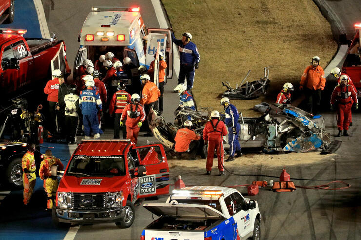 Ryan Newman Taken to Hospital Following Wreck in Daytona 500 [VIDEO ...