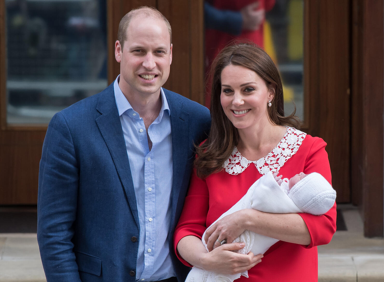 The Duke & Duchess Of Cambridge Depart The Lindo Wing With Their New Son