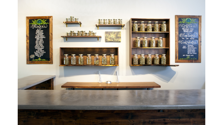 Marijuana dispensary in Portland, OR.