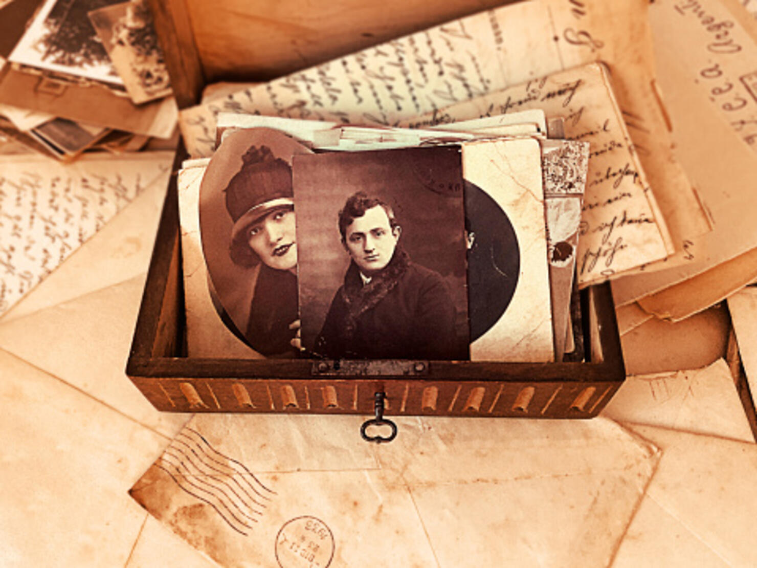 Old letters and photos