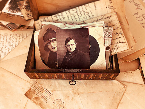 Old letters and photos