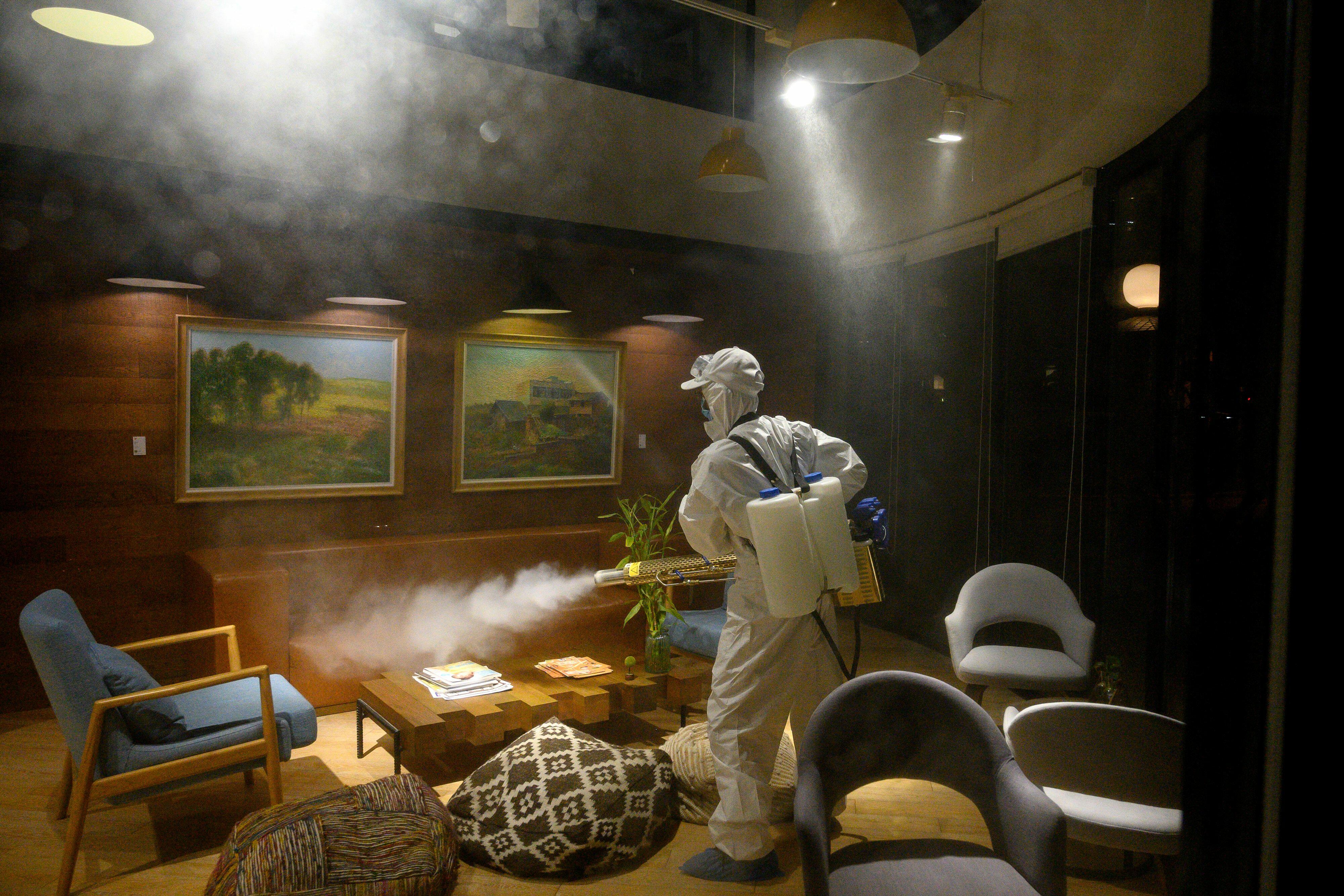 China Spraying Disinfectant Spray EVERYWHERE To Fight Coronavirus [Video] - Thumbnail Image