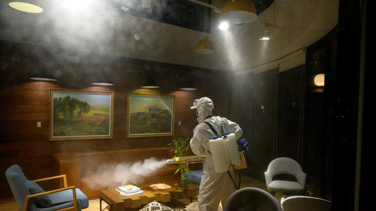 China Spraying Disinfectant Spray EVERYWHERE To Fight Coronavirus ...