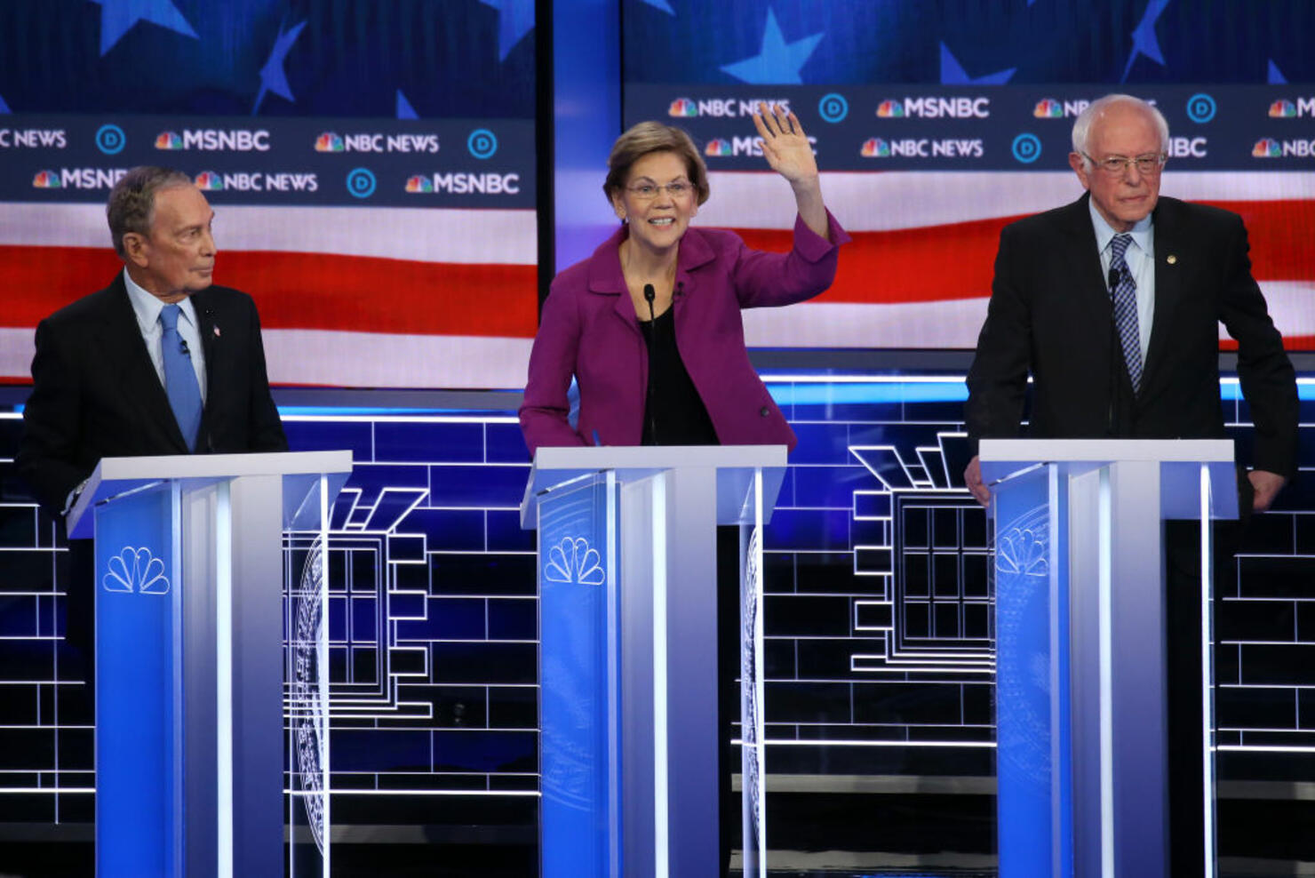 Democratic Presidential Candidates Debate In Las Vegas Ahead Of Nevada Caucuses