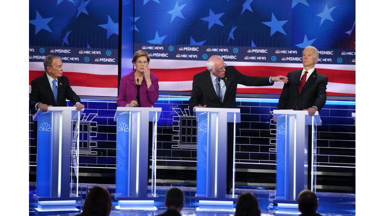 Democratic Presidential Candidates Debate In Las Vegas Ahead Of Nevada Caucuses