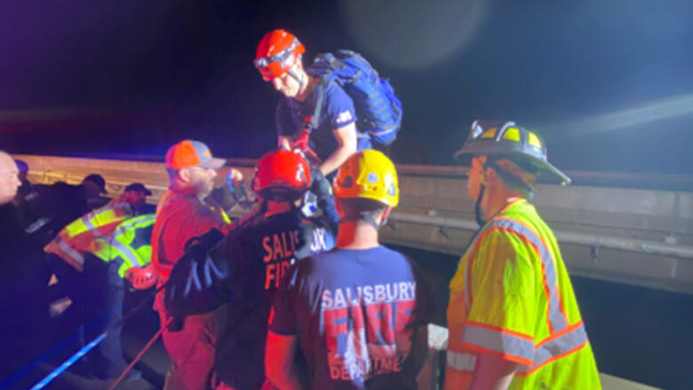 Man Survives 75 Foot Fall Off Highway Bridge While Helping Motorist Iheart