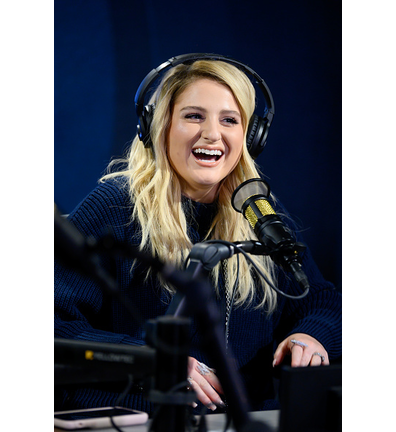 Meghan Trainor Visits The SiriusXM Hollywood Studios In Los Angeles