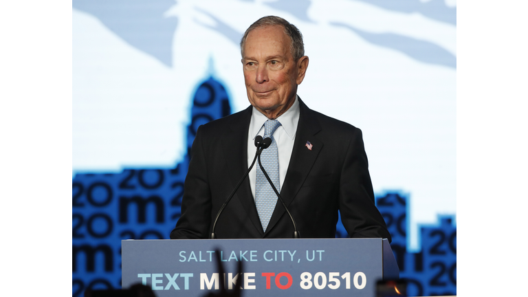 Presidential Candidate Mike Bloomberg Holds Campaign Rally In Salt Lake City