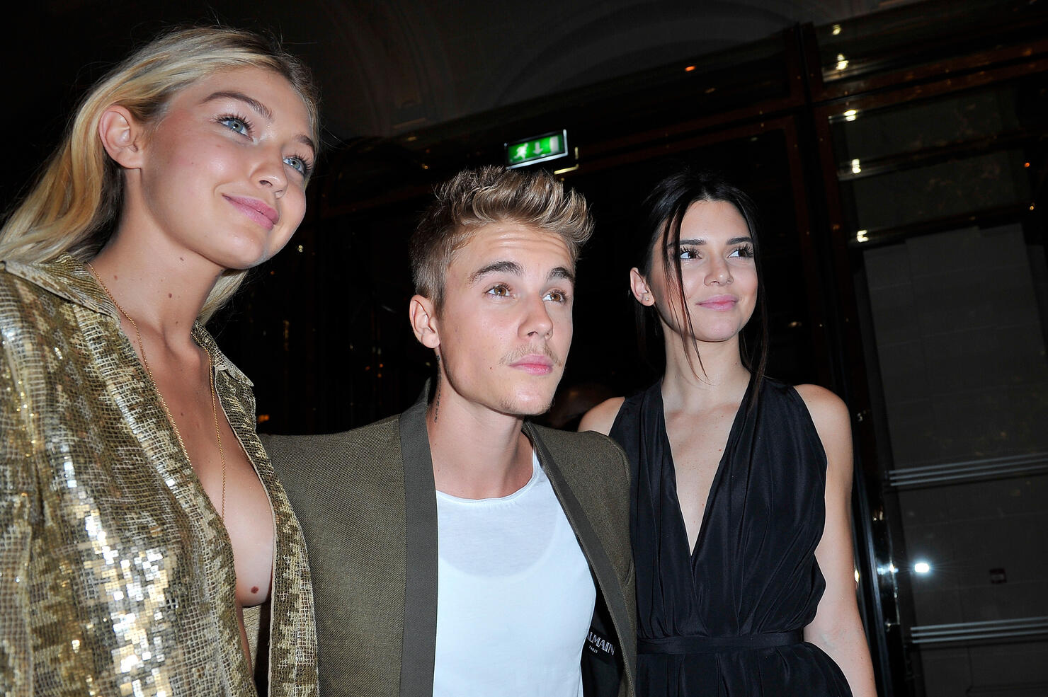 Hailey Bieber, Gigi Hadid and Kendall Jenner Dine in Style