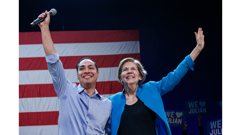 Julian Castro Joins Sen. Elizabeth Warren At Campaign Event In Brooklyn