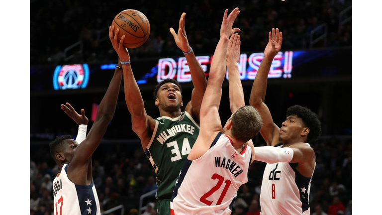 Milwaukee Bucks v Washington Wizards