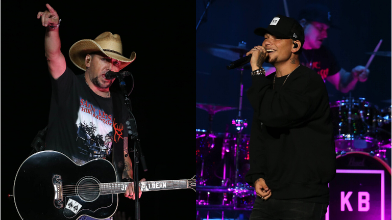 Kane Brown Surprises Fans, Joins Jason Aldean To Perform 'Dirt Road Anthem'