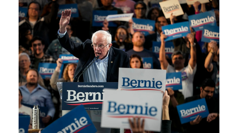 Democratic Presidential Candidate Sen. Bernie Sanders Campaigns In Texas