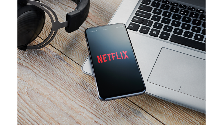 Netflix Streaming App On A Smartphone