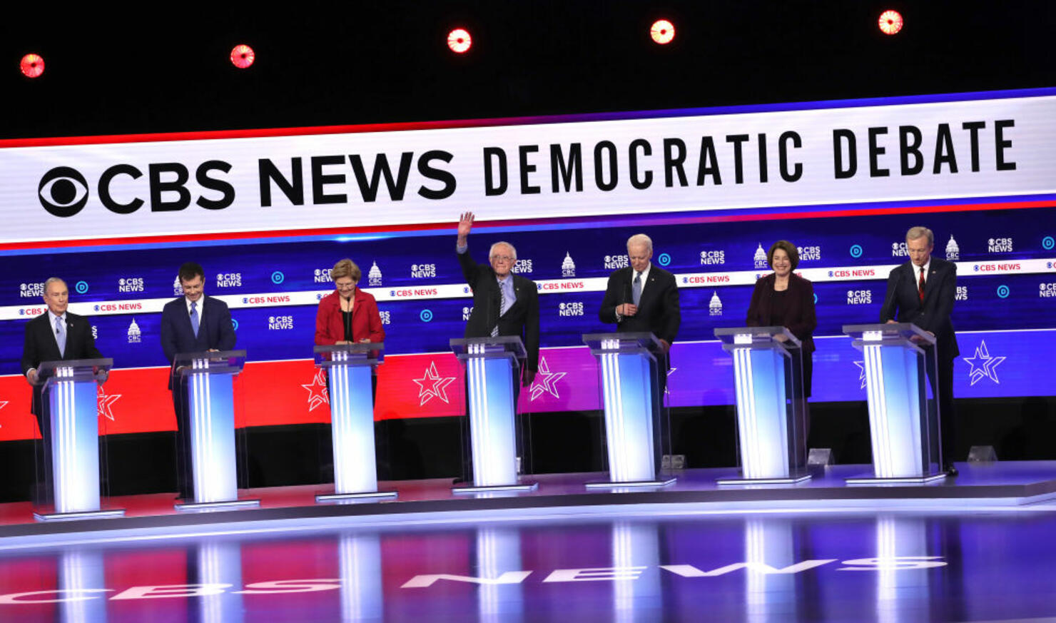 Democratic Presidential Candidates Debate In Charleston Ahead Of SC Primary