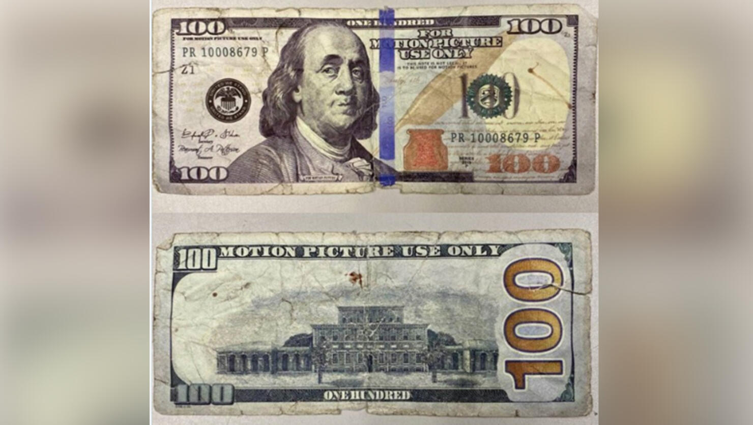 fake $100 bill
