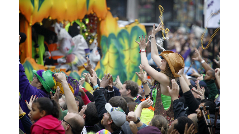 Annual Mardi Gras Parade Held In New Orleans