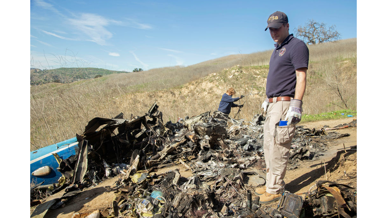 NTSB Investigators Continue To Work On Site Of Kobe Bryant's Helicopter Crash