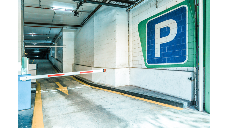 Empty Parking Lot Sign