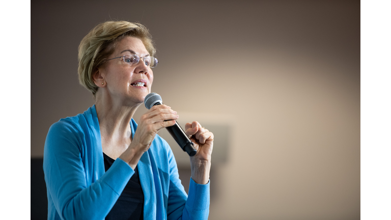 Presidential Candidate Elizabeth Warren Campaigns In South Carolina On Day Of State's Primary