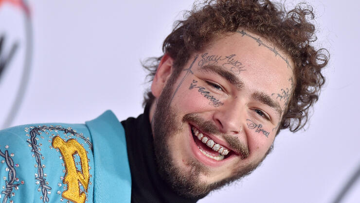 Post Malone Says He Gets Face Tattoos Because He Thinks He's Ugly ...
