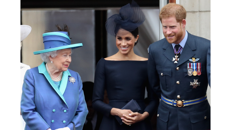 Members Of The Royal Family Attend Events To Mark The Centenary Of The RAF