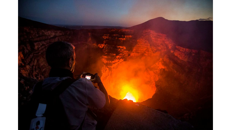 NICARAGUA-LAVA-LAKE-VOLCANO