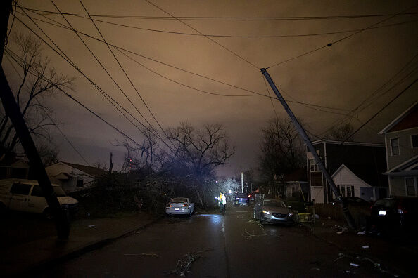 Tornado Hits Nashville, Tennessee
