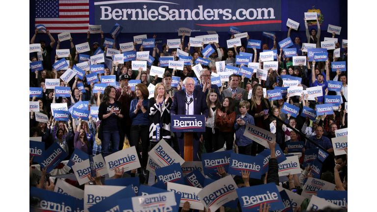 Presidential Candidate Bernie Sanders Holds Super Tuesday Night Rally In Vermont
