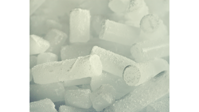 Dry ice