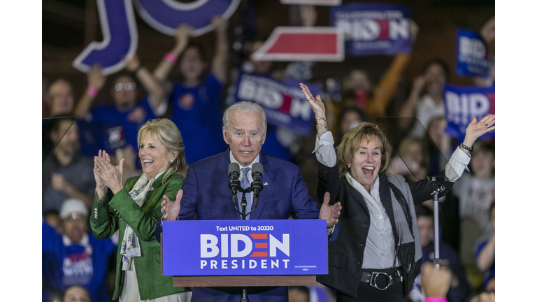 Presidential Candidate Joe Biden Holds Super Tuesday Night Campaign Event In Los Angeles