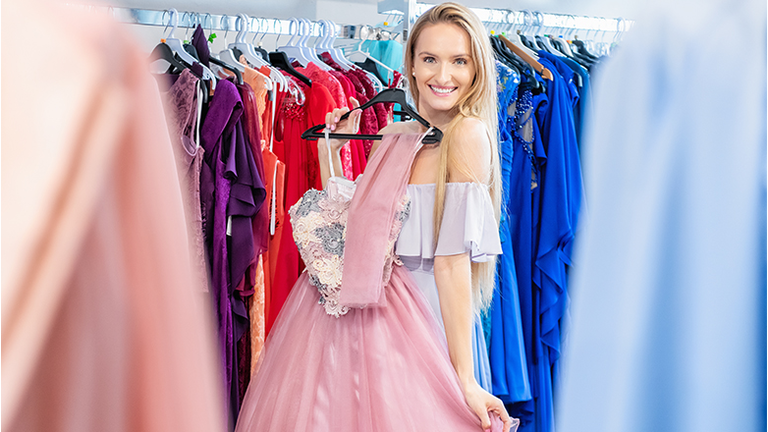 Shopping for event dress