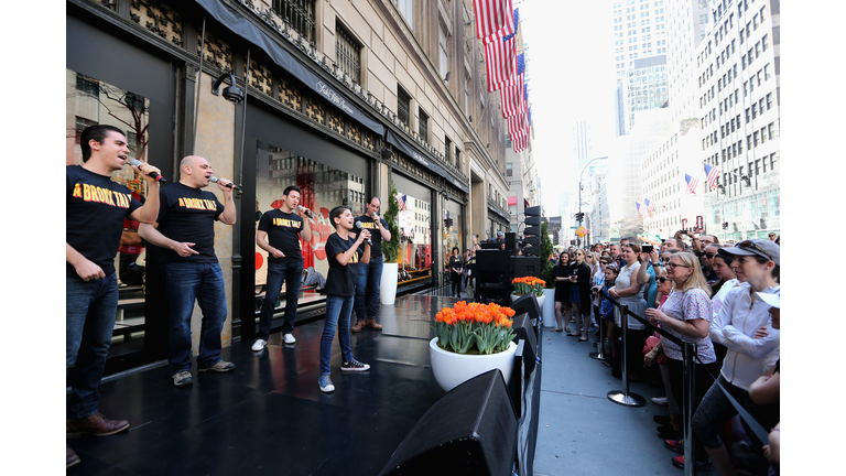 Saks Fifth Avenue And Broadway Cares/Equity Fights Aids To Host Broadway Performances On Fifth Avenue During Easter Day Parade