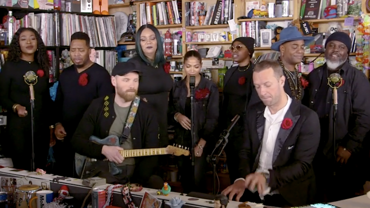 Coldplay Covers Prince S 1999 For Npr S Tiny Desk Concert Watch